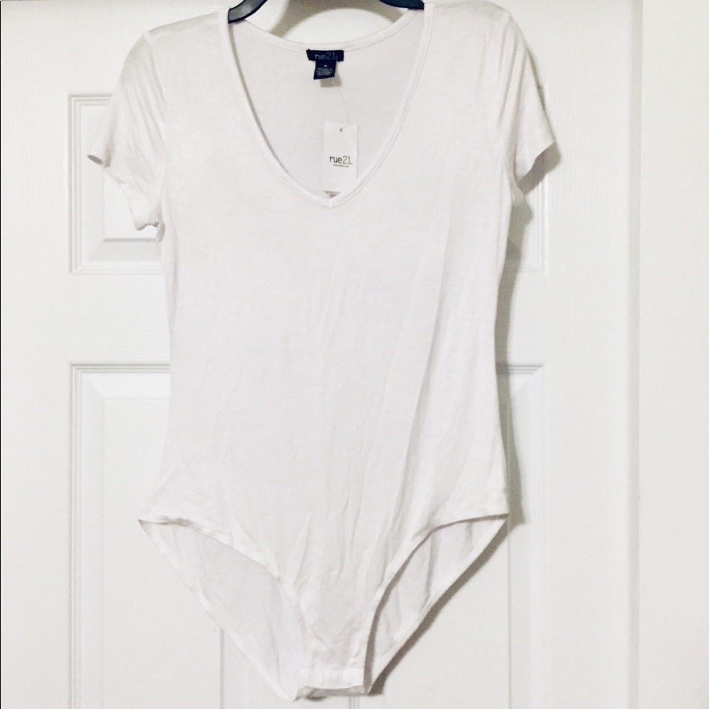Rue21 Deep V-Neck Super Soft Bodysuit
